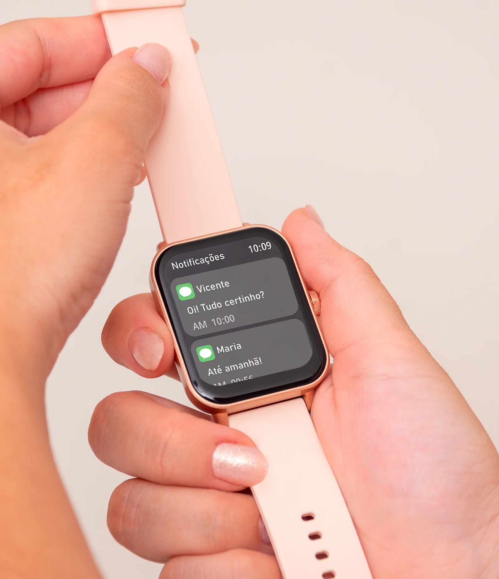 Relógio Smartwatch Feminino Condor Rosa - Imagem 3
